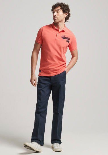 SUPERSTATE Poloshirt maldive Superdry SD-VINTAGE pink POLO