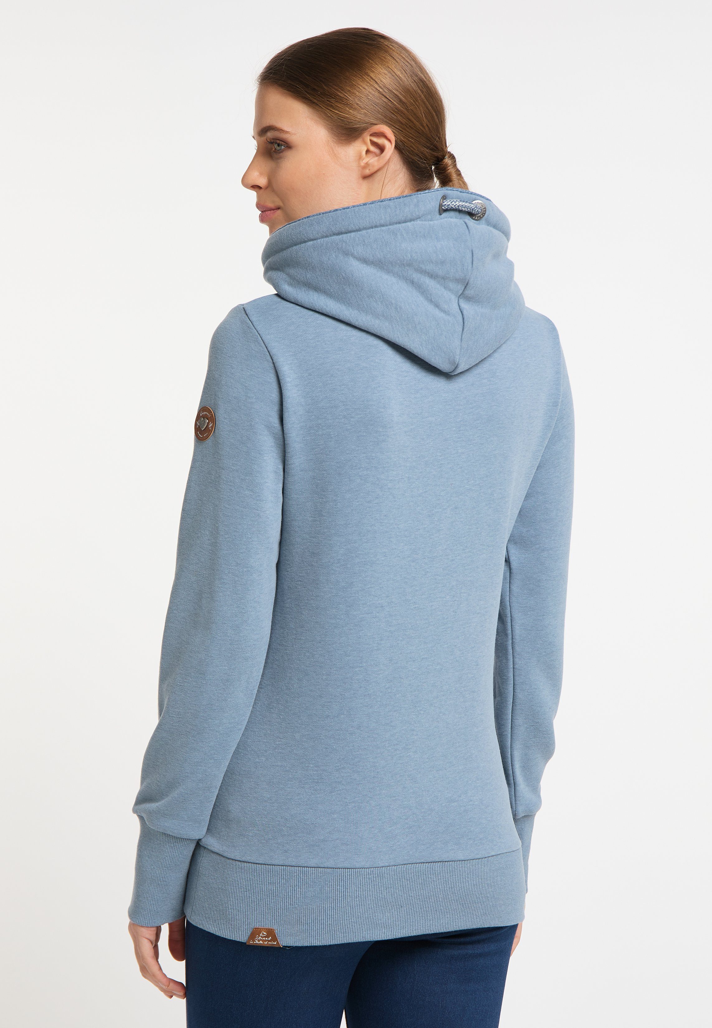 GRIPY Ragwear Nachhaltige & Sweatshirt BOLD LIGHT Mode Vegane BLUE