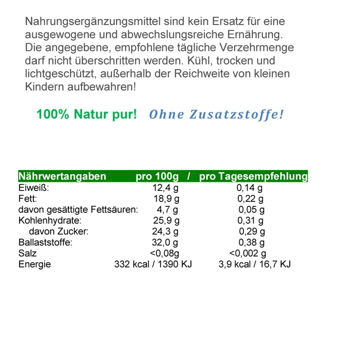 VitalLife Koriander Cilantro Blätter & Samen Natur Pur OHNE Zusatzstoffe Kapseln, 4 er Dose à 180 St., 288 g, Art. 26422-720