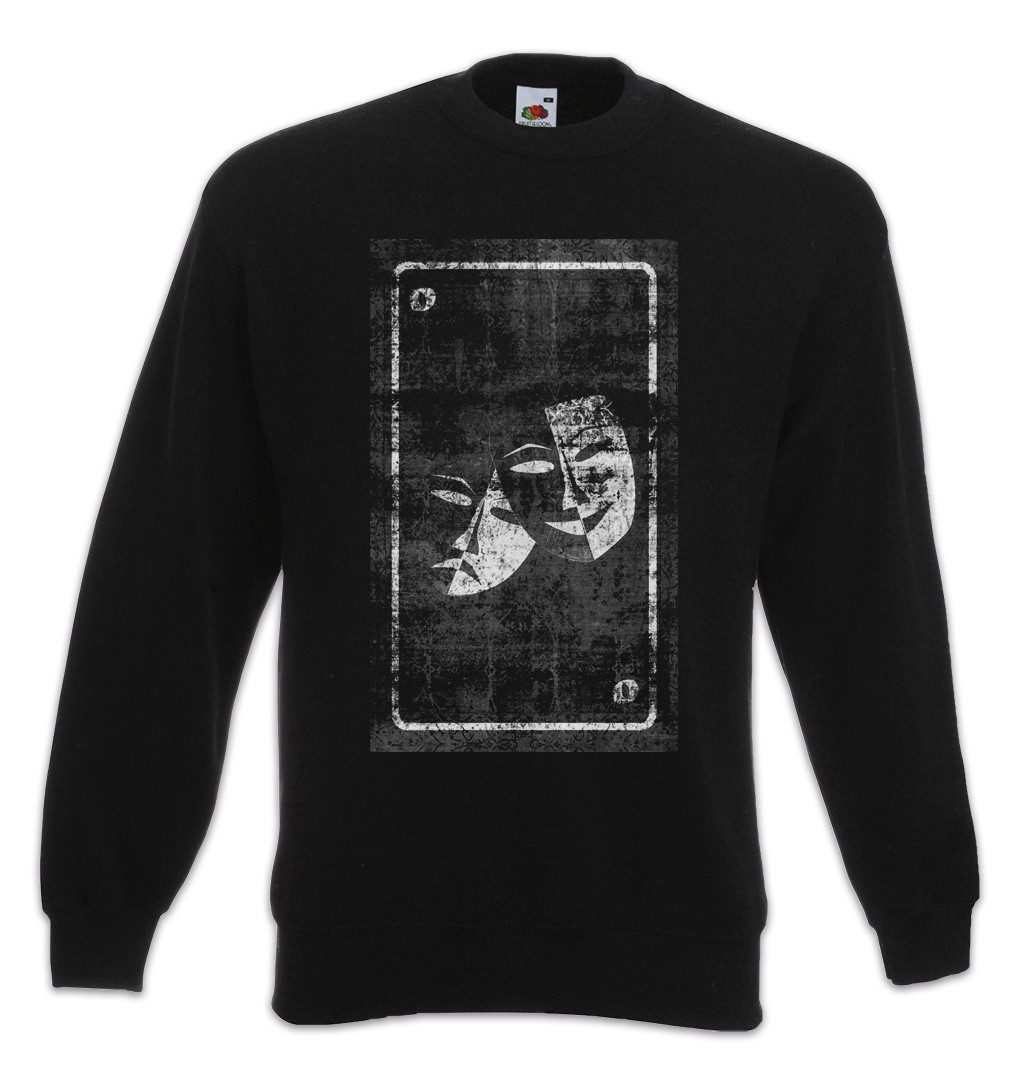 Sweatshirt Tarot The Joker Sweatshirt Karte Karten Card Voddoo Der Narr Harlekin