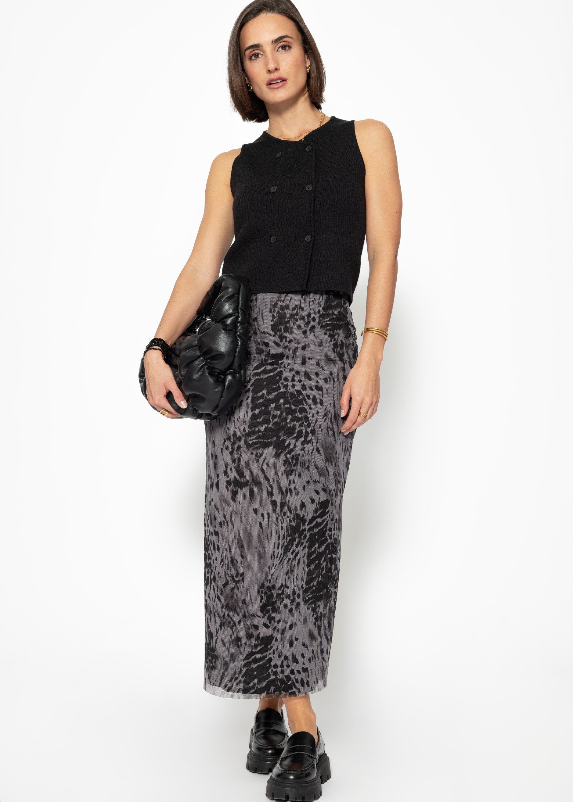 SASSYCLASSY Midirock Midi Rock Damen lang günstig online kaufen