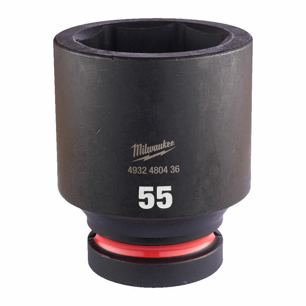 Milwaukee Schlagschrauber MILWAUKEE Schlagschrauber-Nuss 1" 55 mm lang CR-MO Stahl
