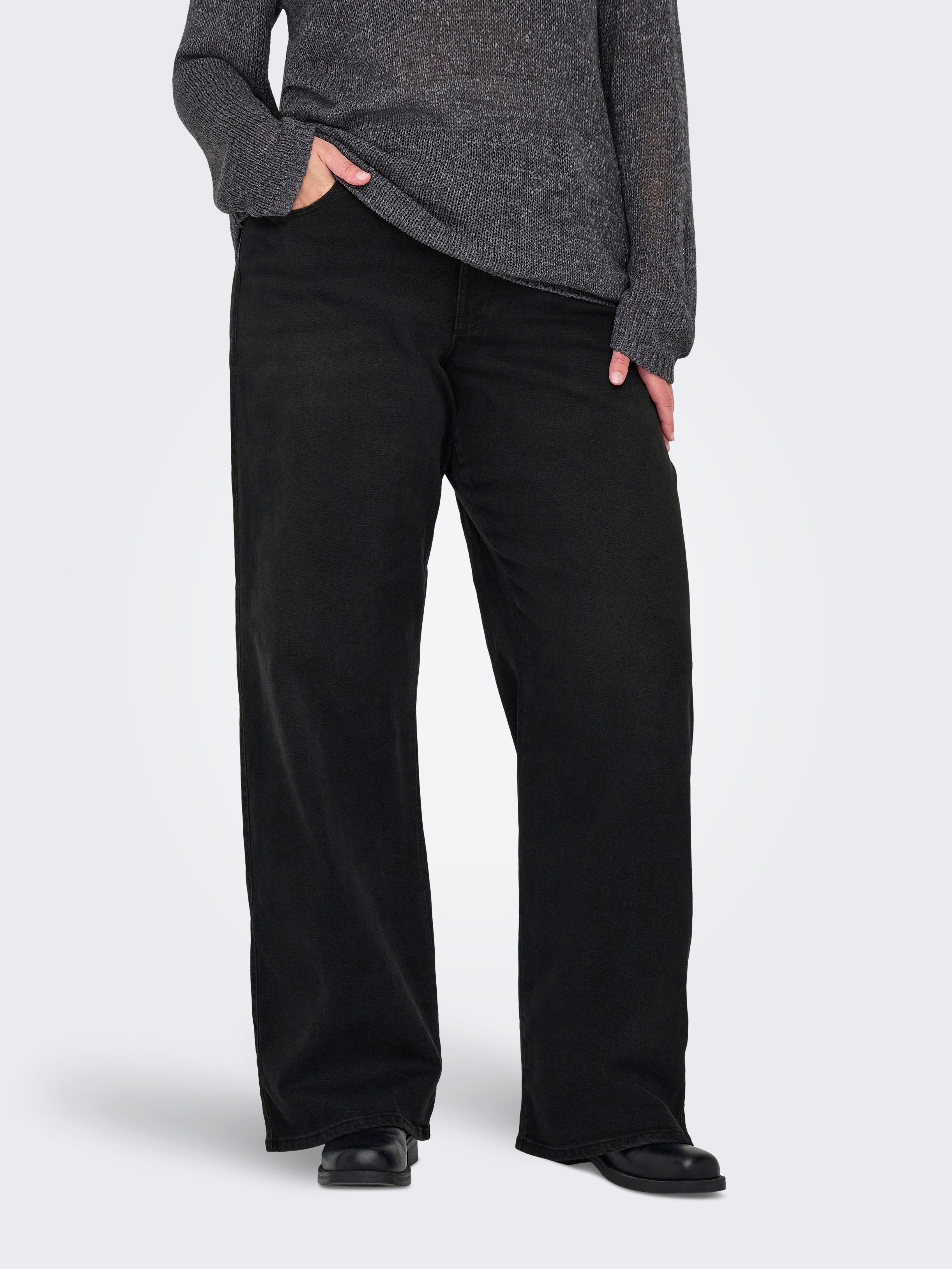 ONLY CARMAKOMA High-waist-Jeans CARSNOW HW WIDE DNM JEANS PIM WB günstig online kaufen