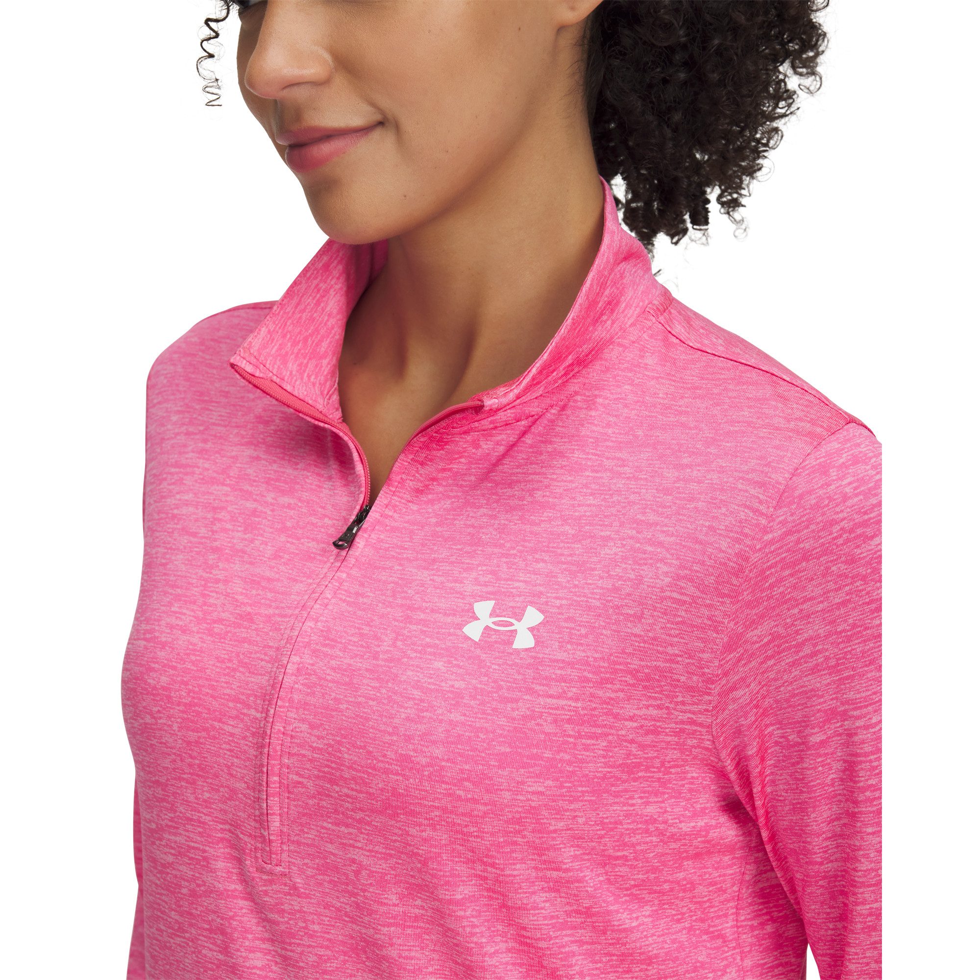 Under Armour® Langarmshirt Under Armour Damen Langarm Shirt Tech 1/2 Zip- Twist 1384225