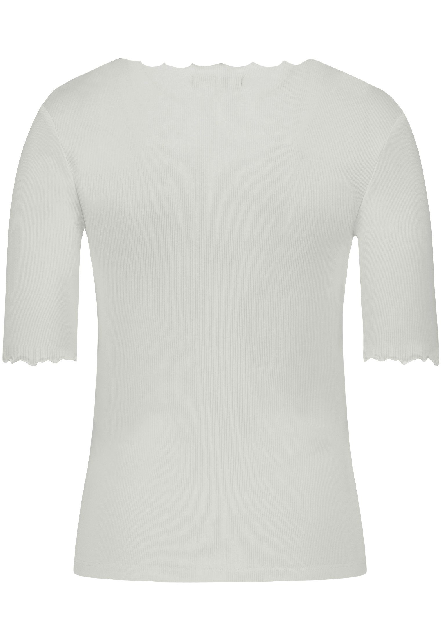 Zero Kurzarmshirt Damen mit Raffung (1-tlg) Raffung