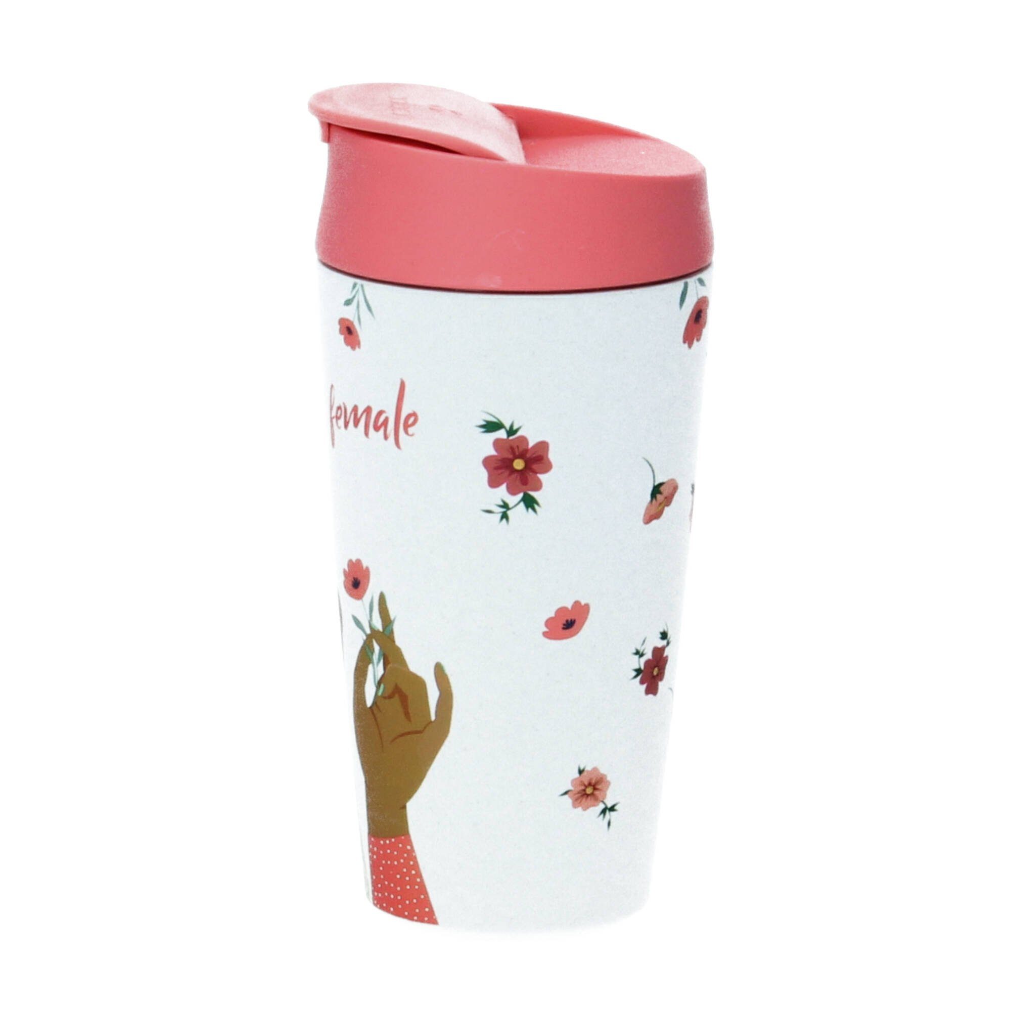 chic mic GmbH cup aus bioloco ml PLA deluxe female, 420 Pflanzenzucker) plant Coffee-to-go-Becher (Kunststoff future is
