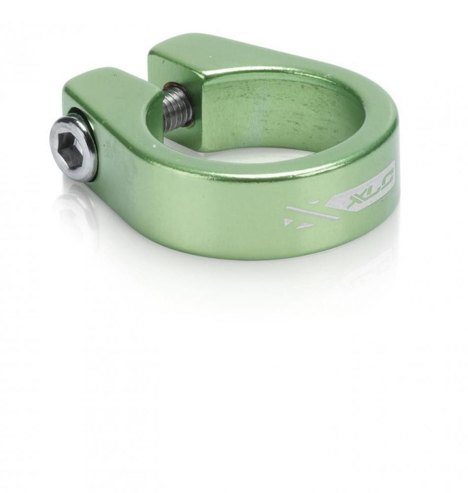 Sattelstütze XLC Sattelstütz-Klemmring PC-B09 Ø 31,6mm limegreen, mit Innensechskan