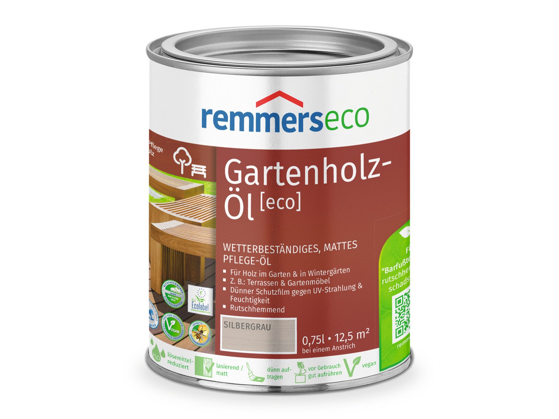 Remmers Ölfarbe Patina-Öl [eco] graphitgrau 0,75 Liter