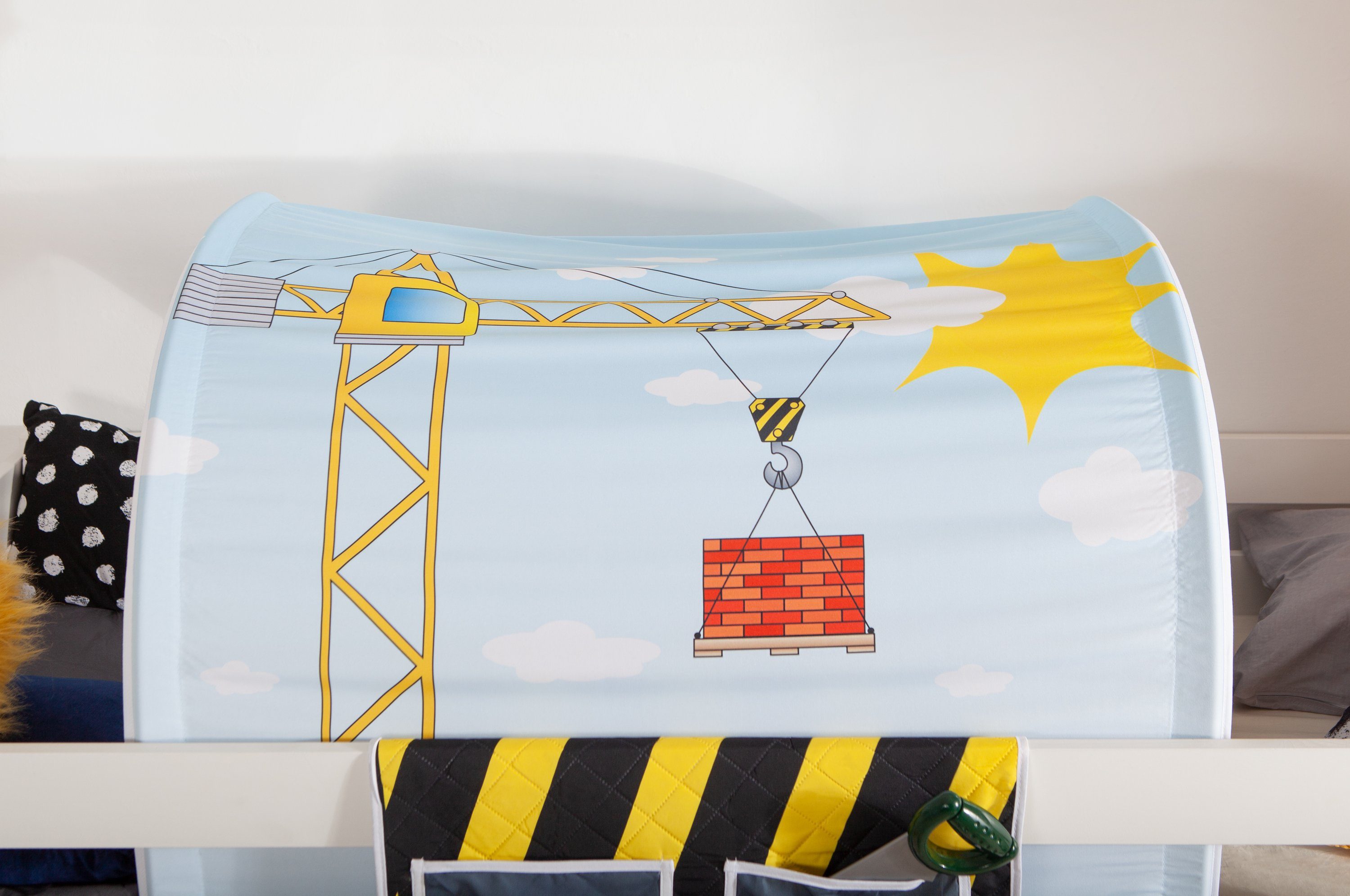 Ticaa Betttunnel Tunnel "Oskars Baustelle" für Hoch- und