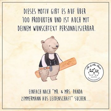 Mr. & Mrs. Panda Grußkarte Zimmermann Leidenschaft - Weiß - Geschenk, Klappkarte, Hochzeitskarte, Hochwertiger Karton