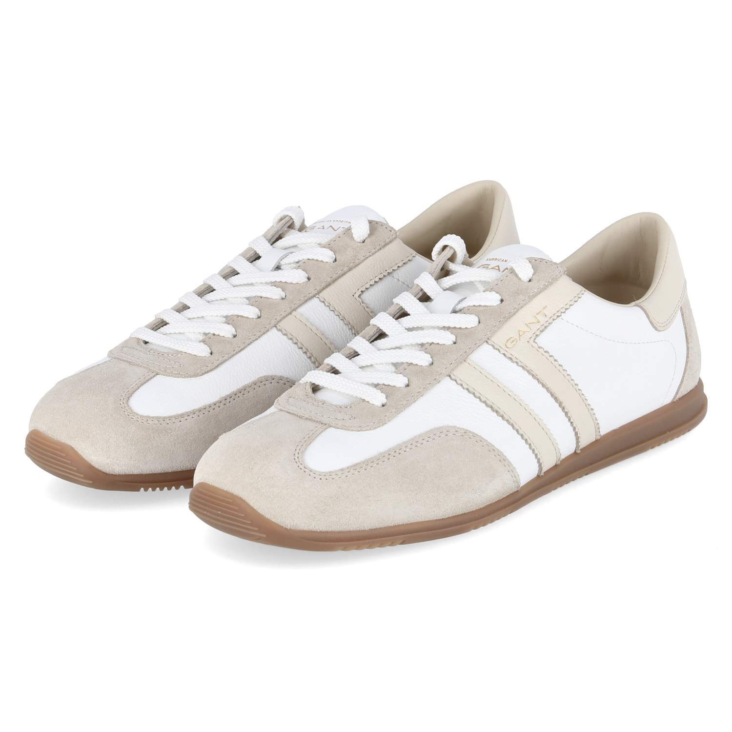Gant Gant 32633302/G124 Herren Leder weiss Schnürschuh