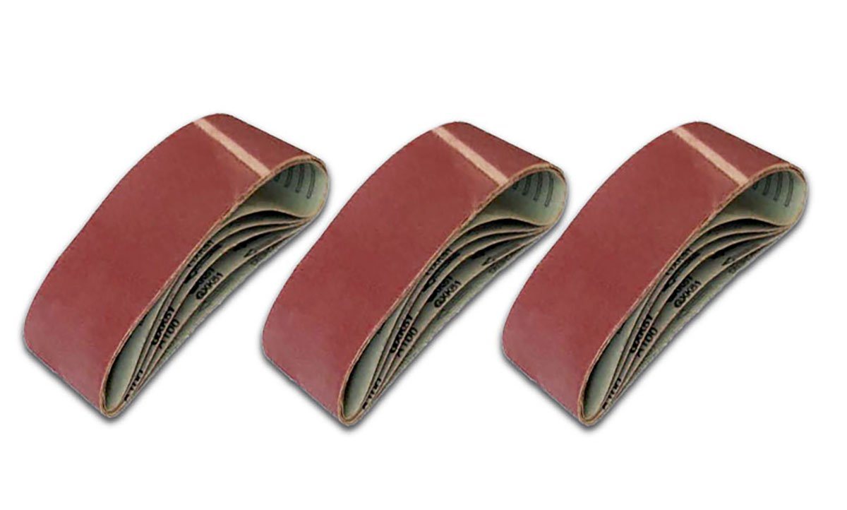 Thumbnail - VaGo-Tools Schleifscheibe 5x Schleifbänder 100x610 mm Gewebebänder Korn 40