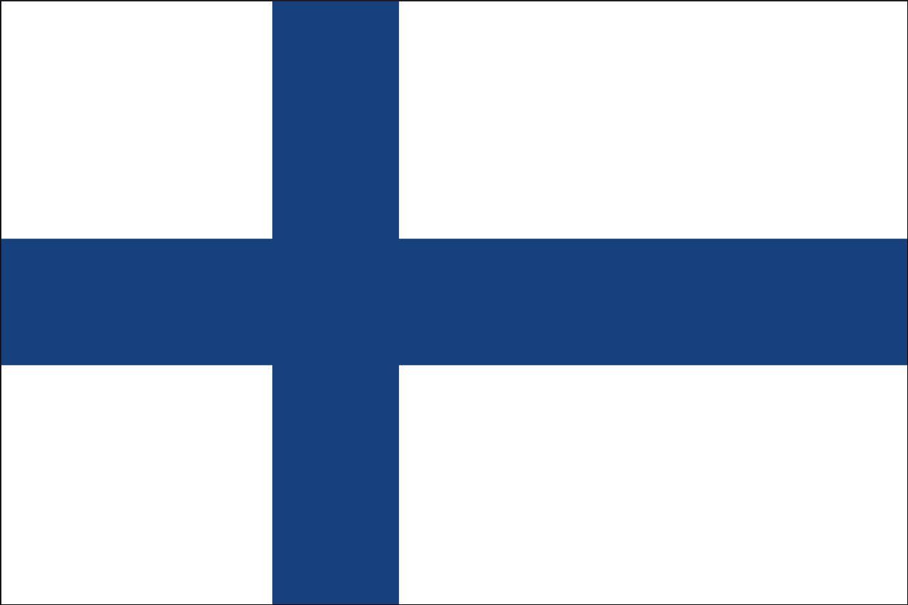 flaggenmeer Flagge Finnland 160 g/m² Querformat