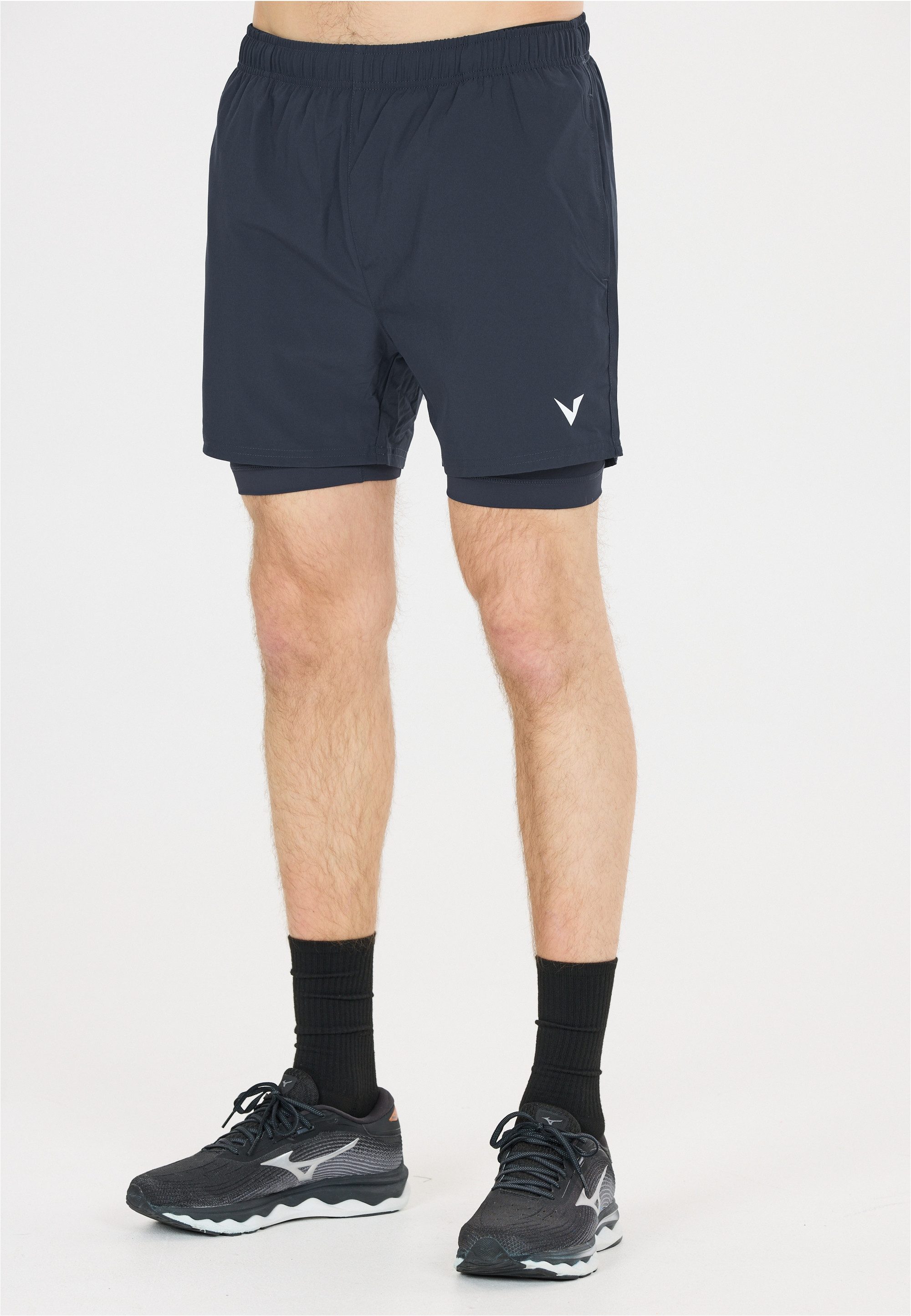 Virtus Shorts Zayne V2 mit elastischem Bund und innenliegendem Kordelzug