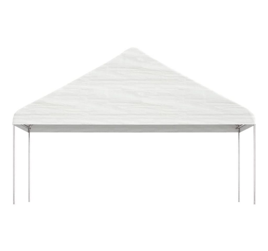 Thumbnail - vidaXL Pavillon Pavillon mit Dach Weiß 5,88x2,23x3,75 m Polyethylen