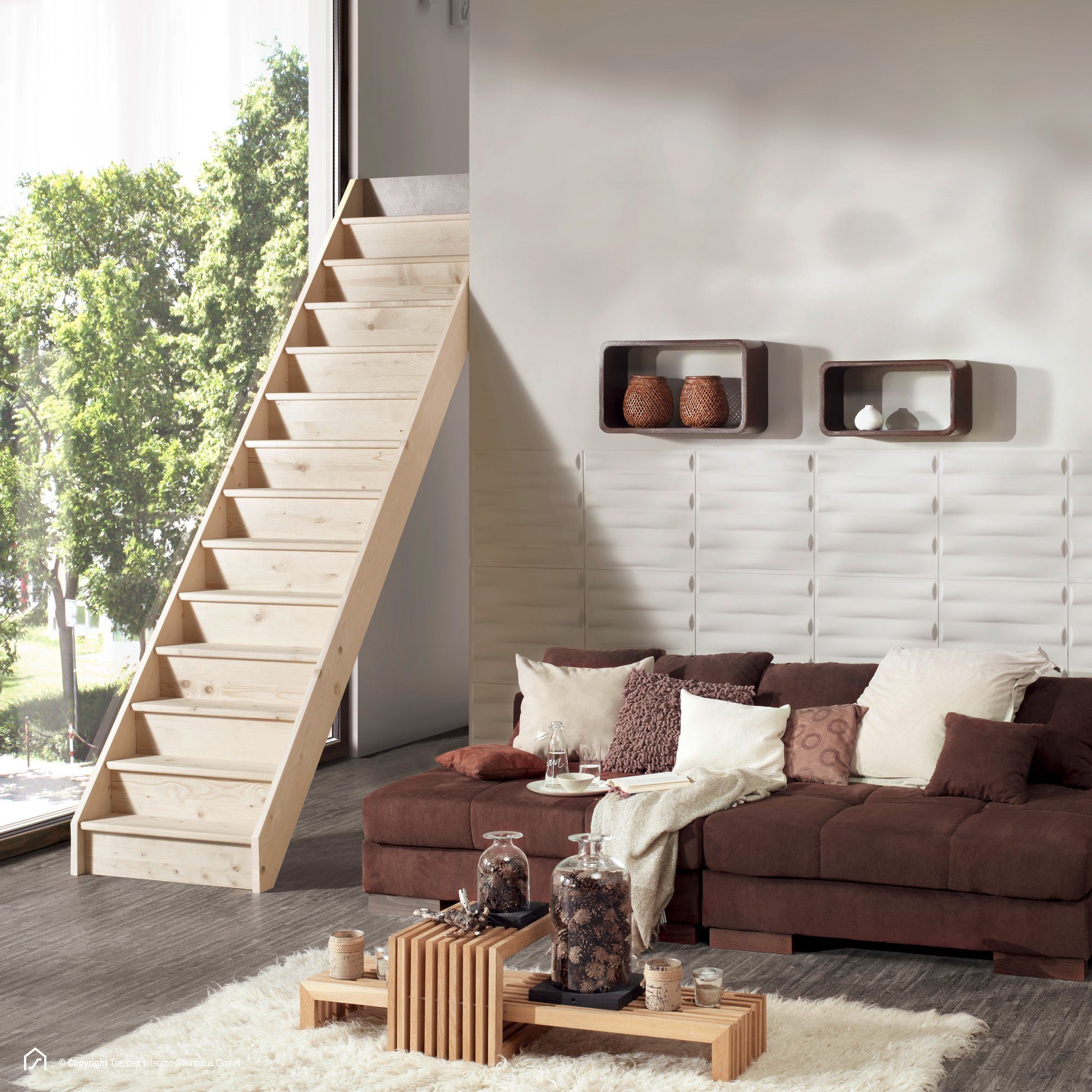 Treppen Intercon Raumspartreppe Casablanca gerade, 60 günstig online kaufen