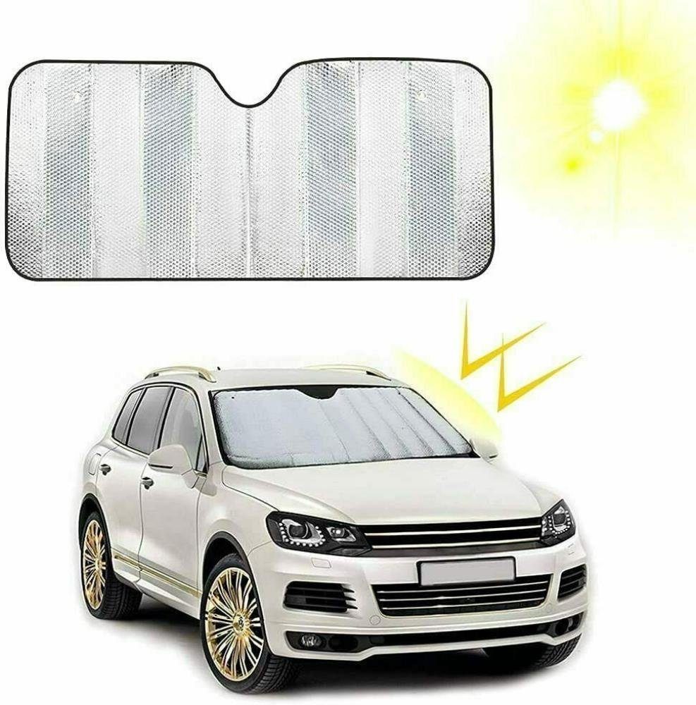 Auto Sonnenschutz Front Windschutzscheibe Windschutzscheibe Abdeckung Magnet  UV-Schutz für Sommer Winter gegen