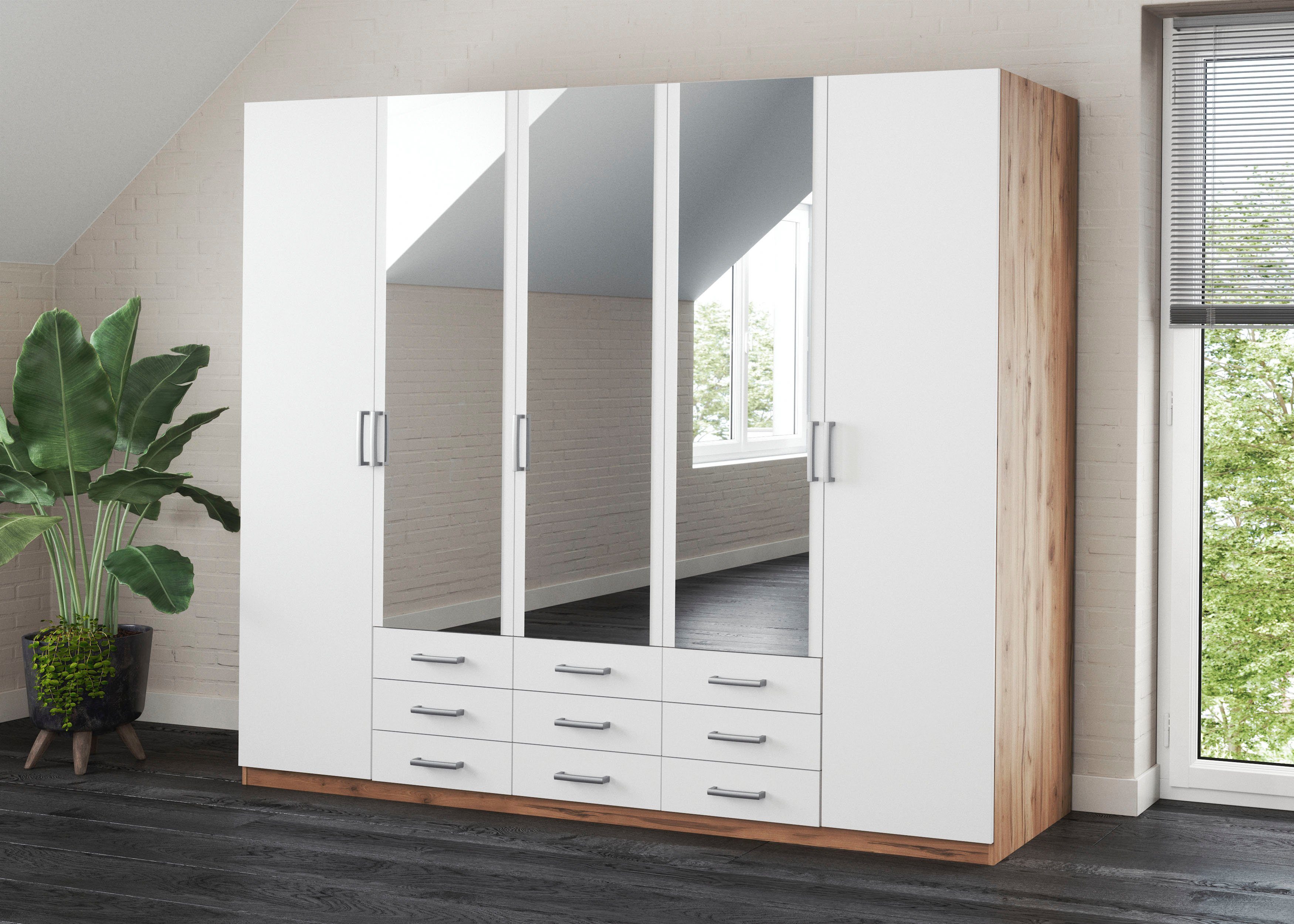 priess Kleiderschrank Amsterdam mit oder ohne LED-Beleuchtung