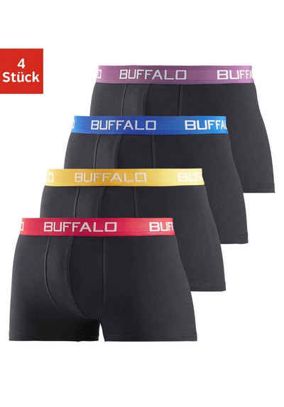 Buffalo Boxer (Packung, 4er-Pack) unifarbene Retro Pants