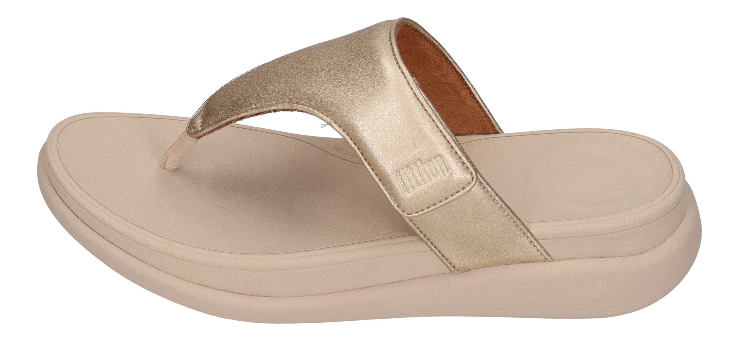 Fitflop F-MODE GO ADJUSTABLE TOE POST SANDALS Zehentrenner Platino günstig online kaufen