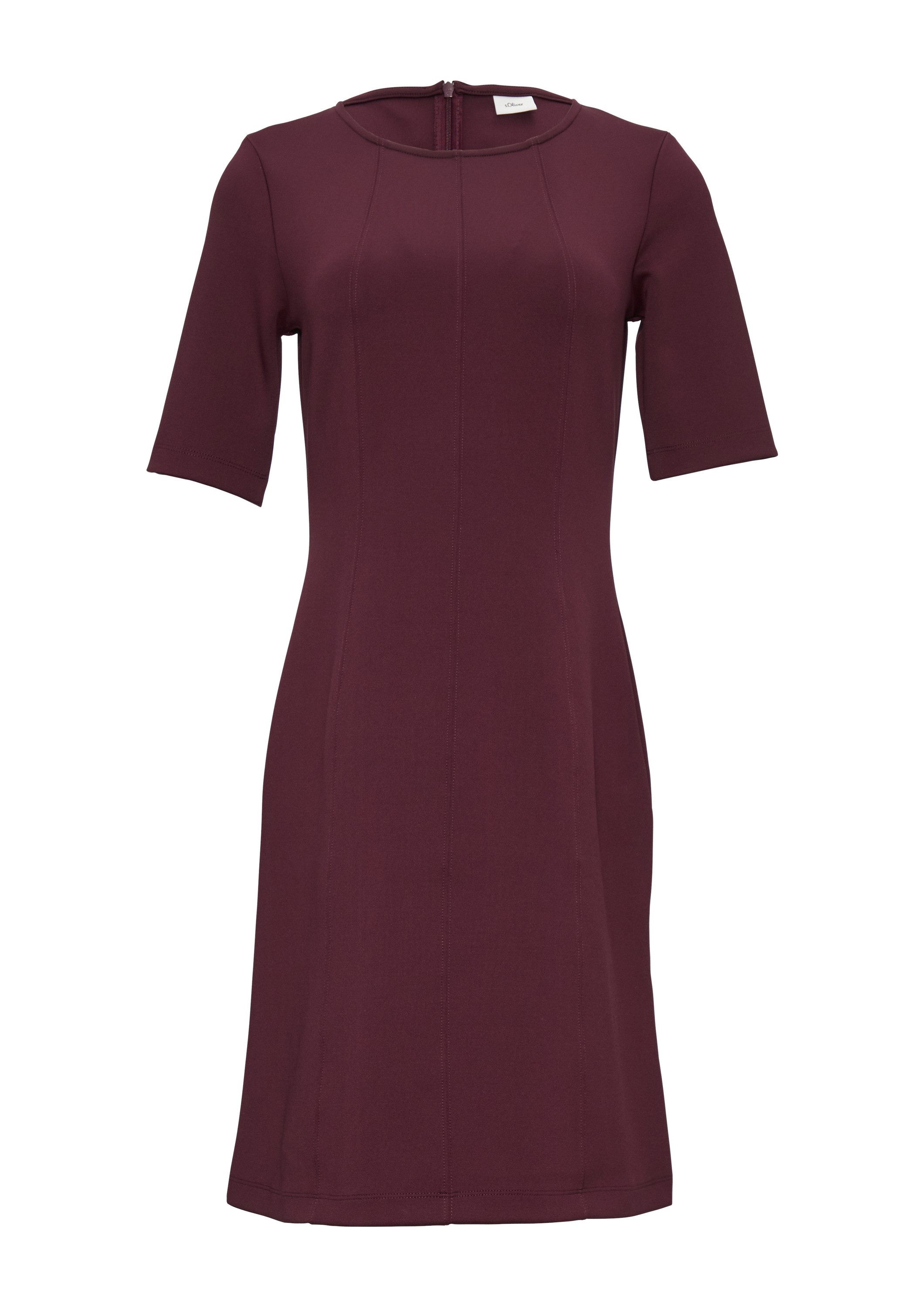 s.Oliver Minikleid Kleid Kurzes Etuikleid mit Teilungsnähten günstig online kaufen