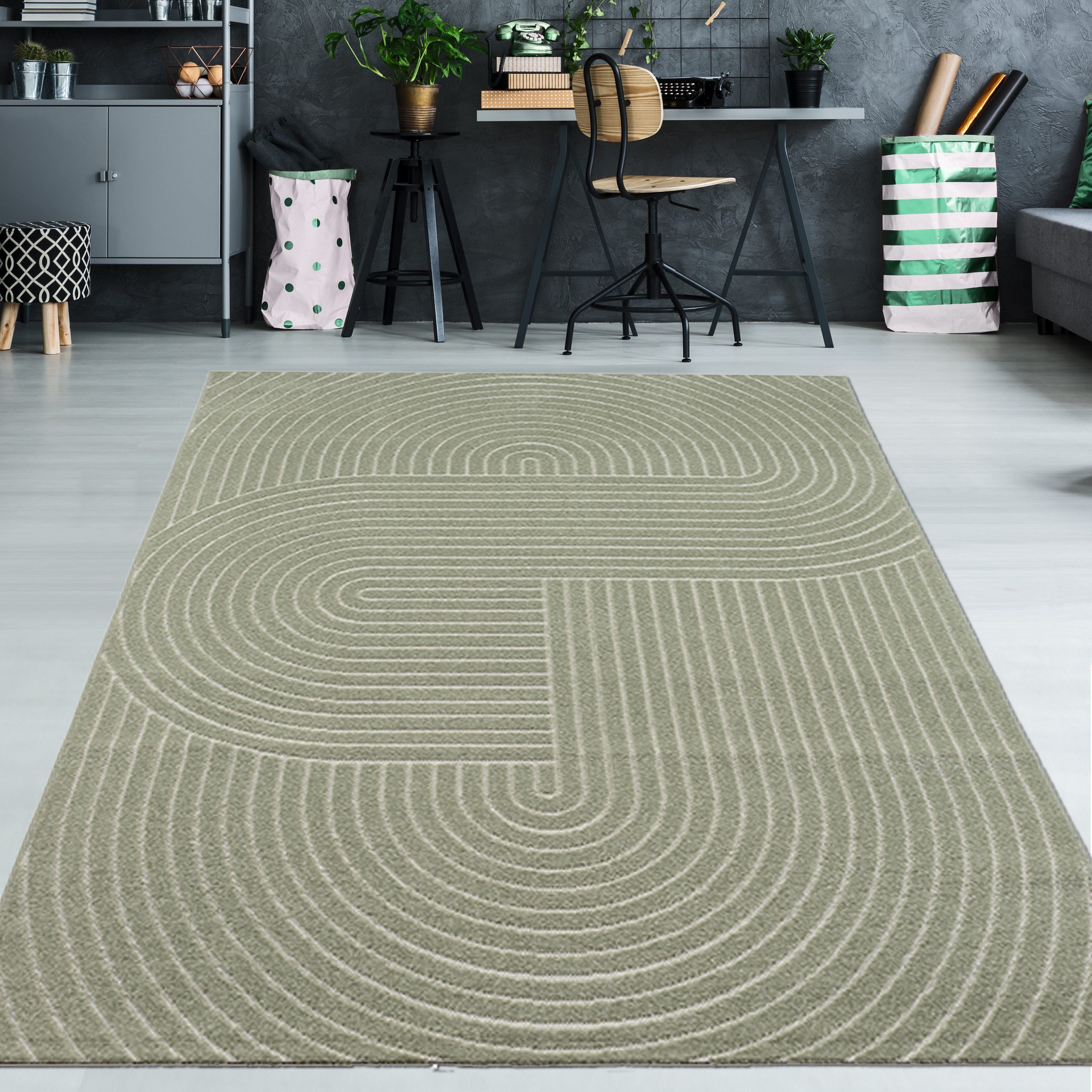 TeppichHome24 Teppich Moderner In- und Outdoor Teppich mit Bogen Muster in günstig online kaufen