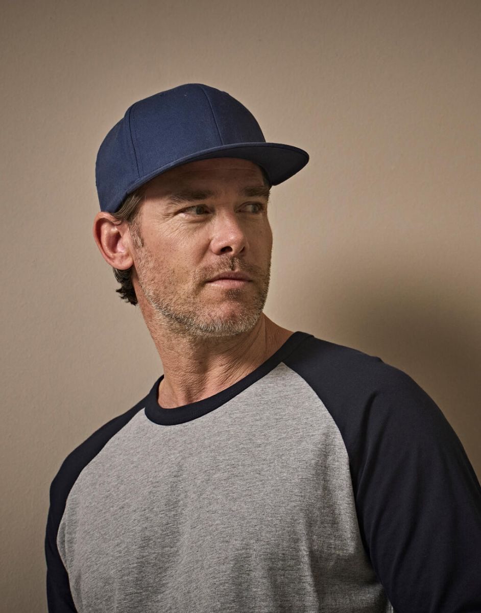 Tee Jays Langarmshirt Herren Baseball Tee / 100% gekämmte Baumwolle günstig online kaufen