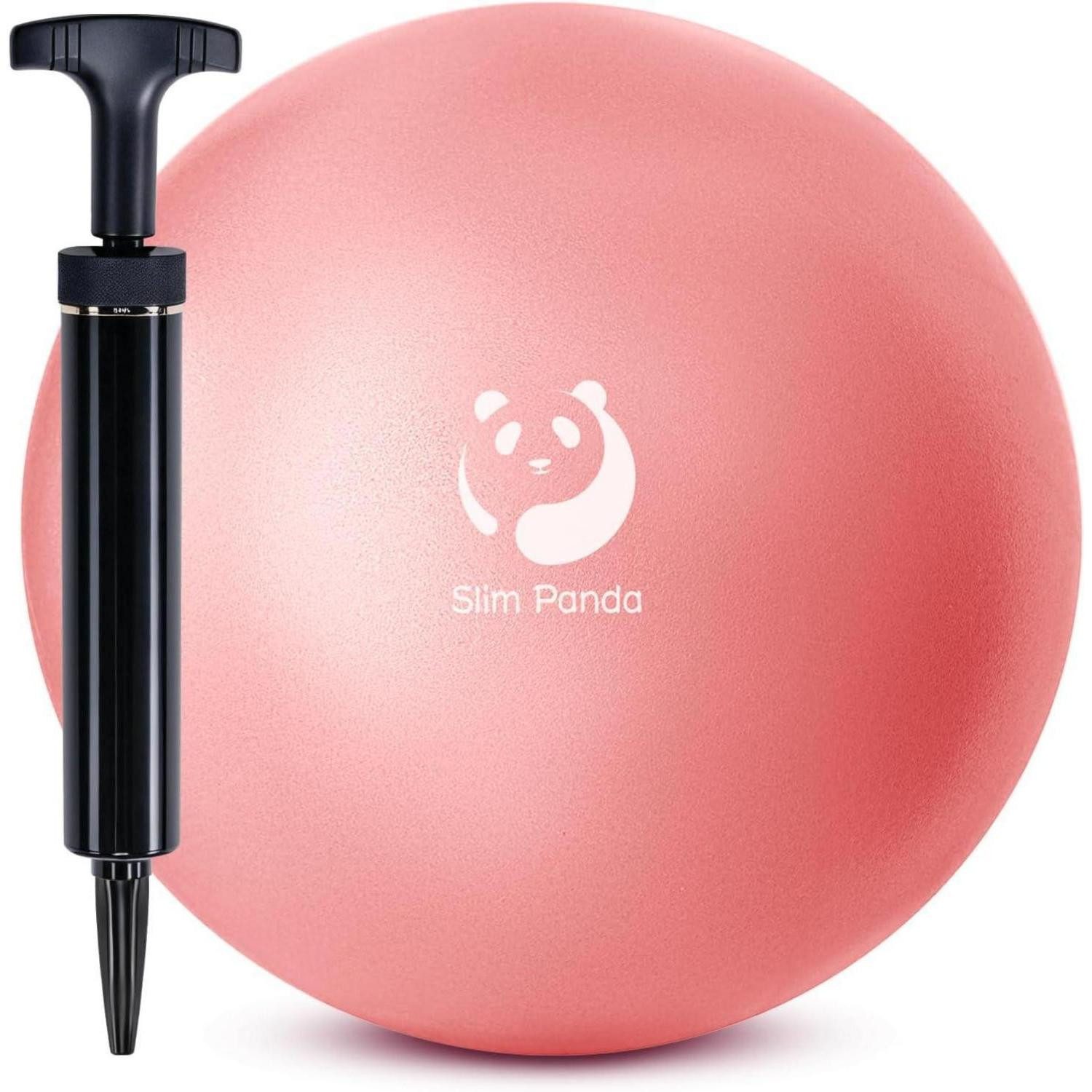 LuxusKollektion Gymnastikball Gymnastikball Klein 23cm 25cm Pilates Yoga Aufblasbar Pink+Pump