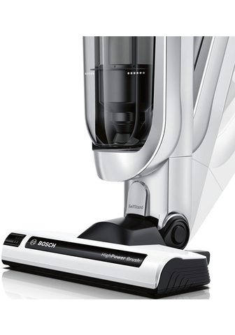 BOSCH Belaidis dulkių siurblys Athlet BCH6ATH25 25.2 V atskirai Higieninis filtras Turbo-Stufe beutellos alle Bodenarten aukštis Saugkraft iki 60 min Laufzeit weiß