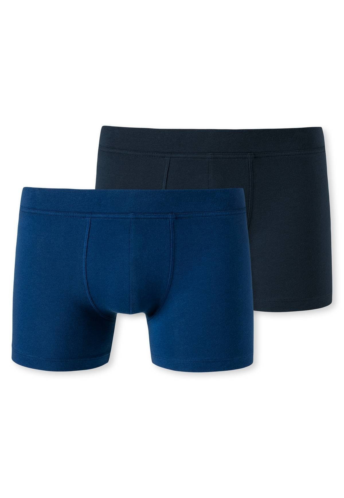 Boxershorts, - Pack Boxer Unterhose, 2er Pants Blau Jungen Schiesser