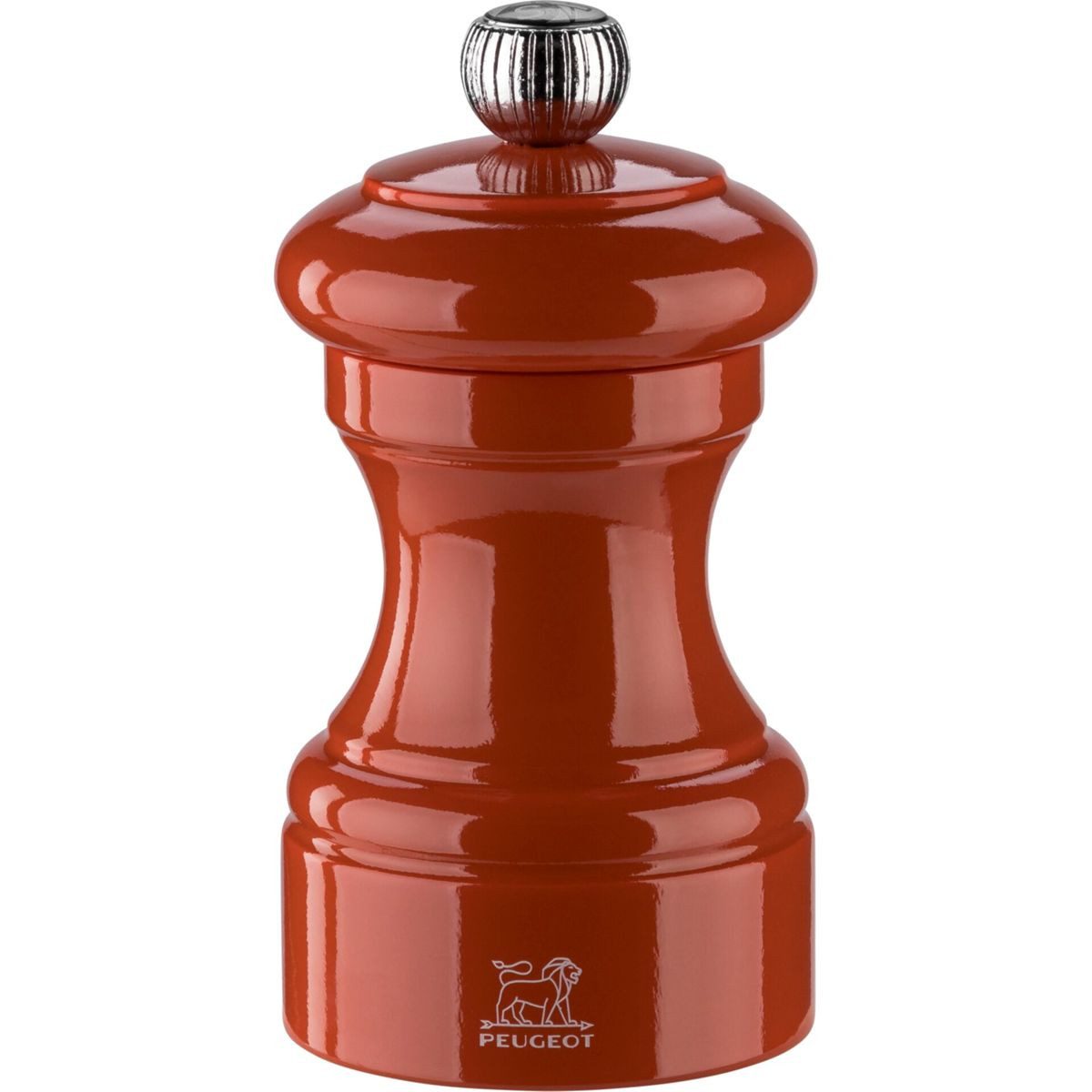 PEUGEOT Gewürzmühle Bistro Salzmühle 10 cm Terrakotta lackiertes Holz