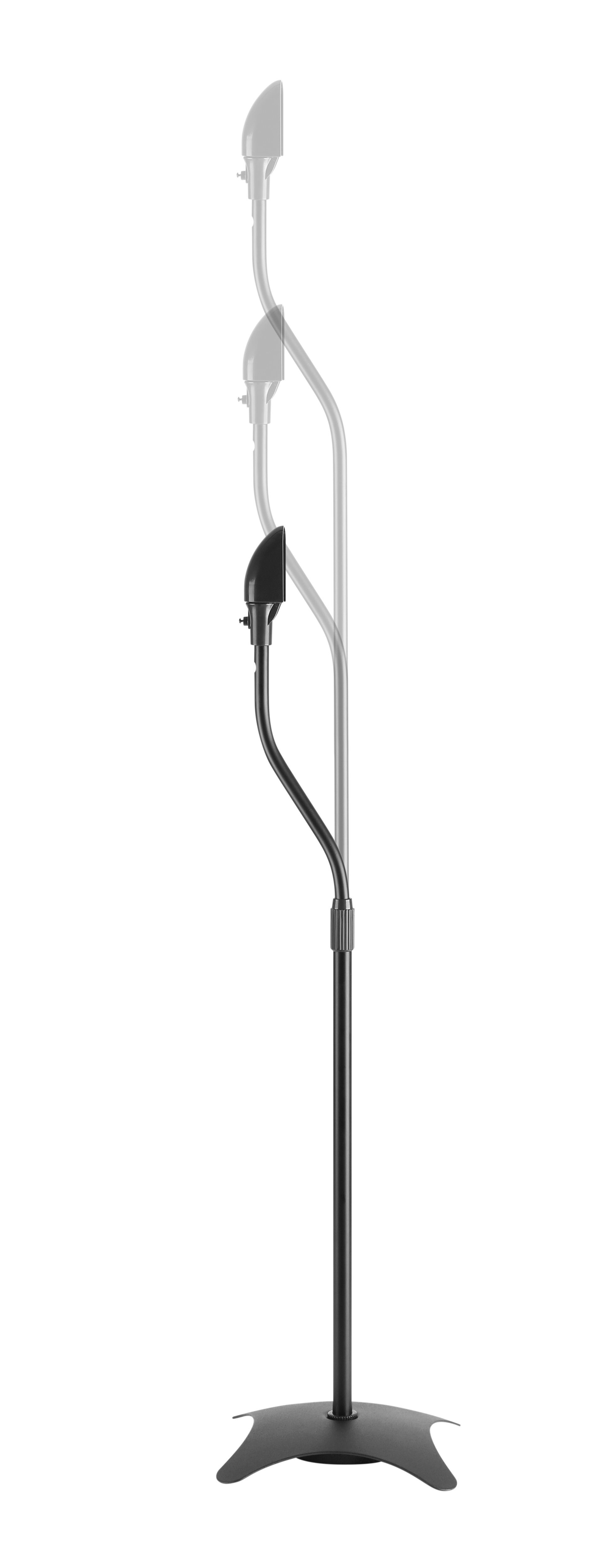 HALTERUNGSPROFI Lautsprecherständer S01 Schwarz