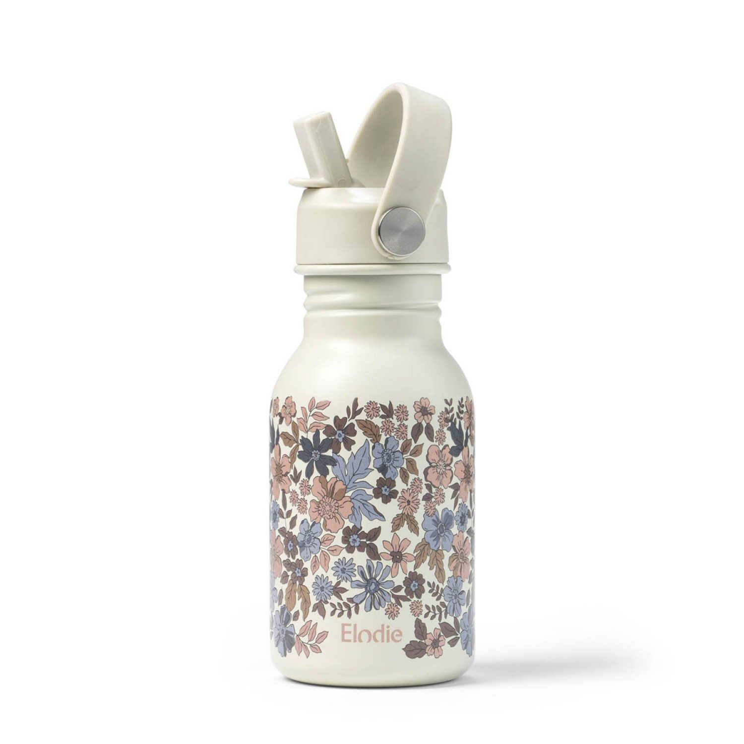 Elodie Trinkflasche Trinkflasche - Blue Garden, Auslaufsicher, Edelstahl, Kinderflasche, BPA-frei