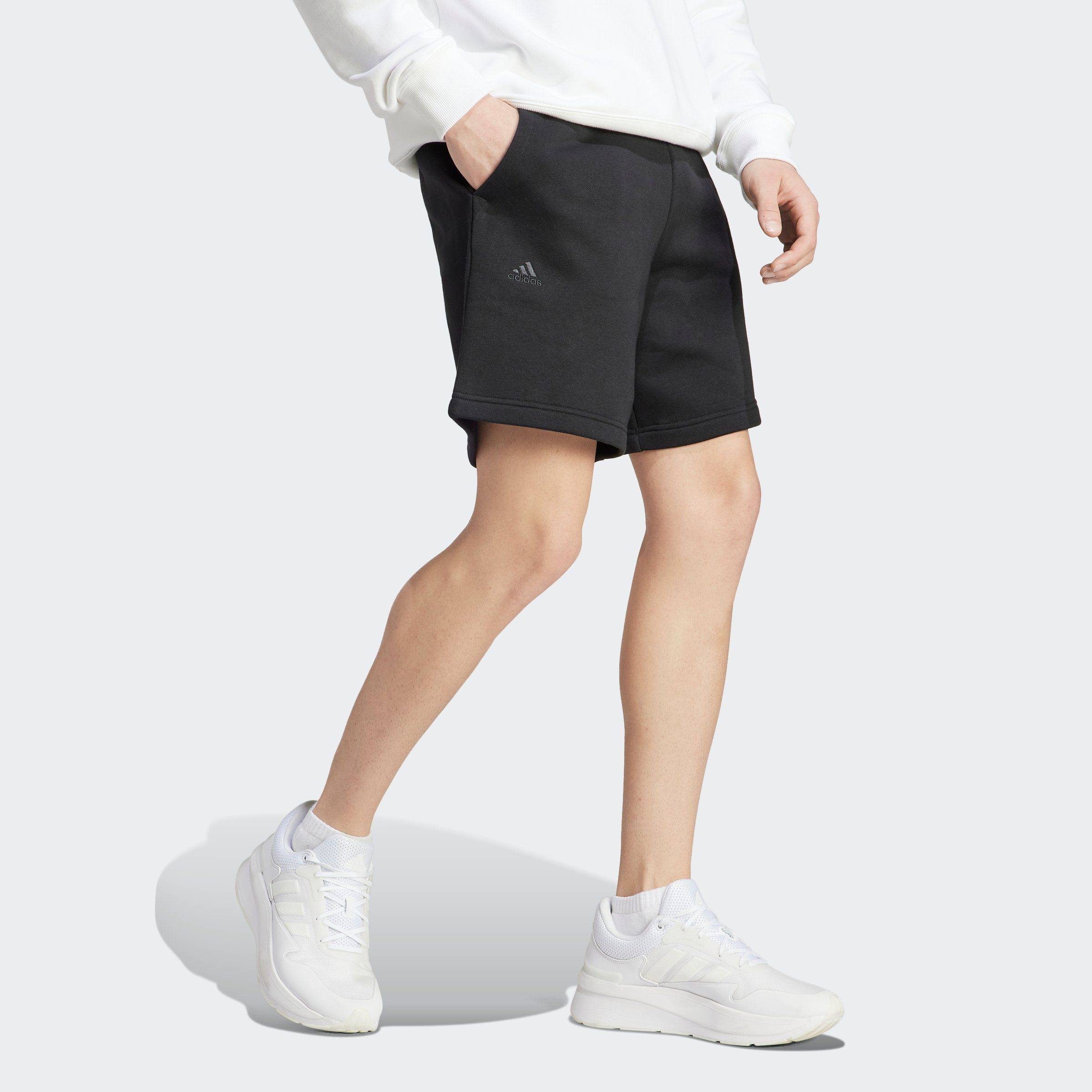 adidas Sportswear Shorts ALL SZN FLEECE GRAPHIC (1-tlg) Black