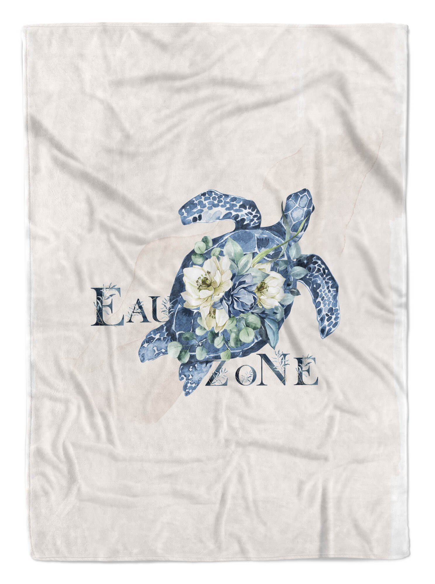 Sinus Art Handtücher »Handtuch Strandhandtuch Saunatuch Kuscheldecke  Kunstvoll Ozean Blumen Meeresschildkrö« (1-St), Handtuch online kaufen |  OTTO