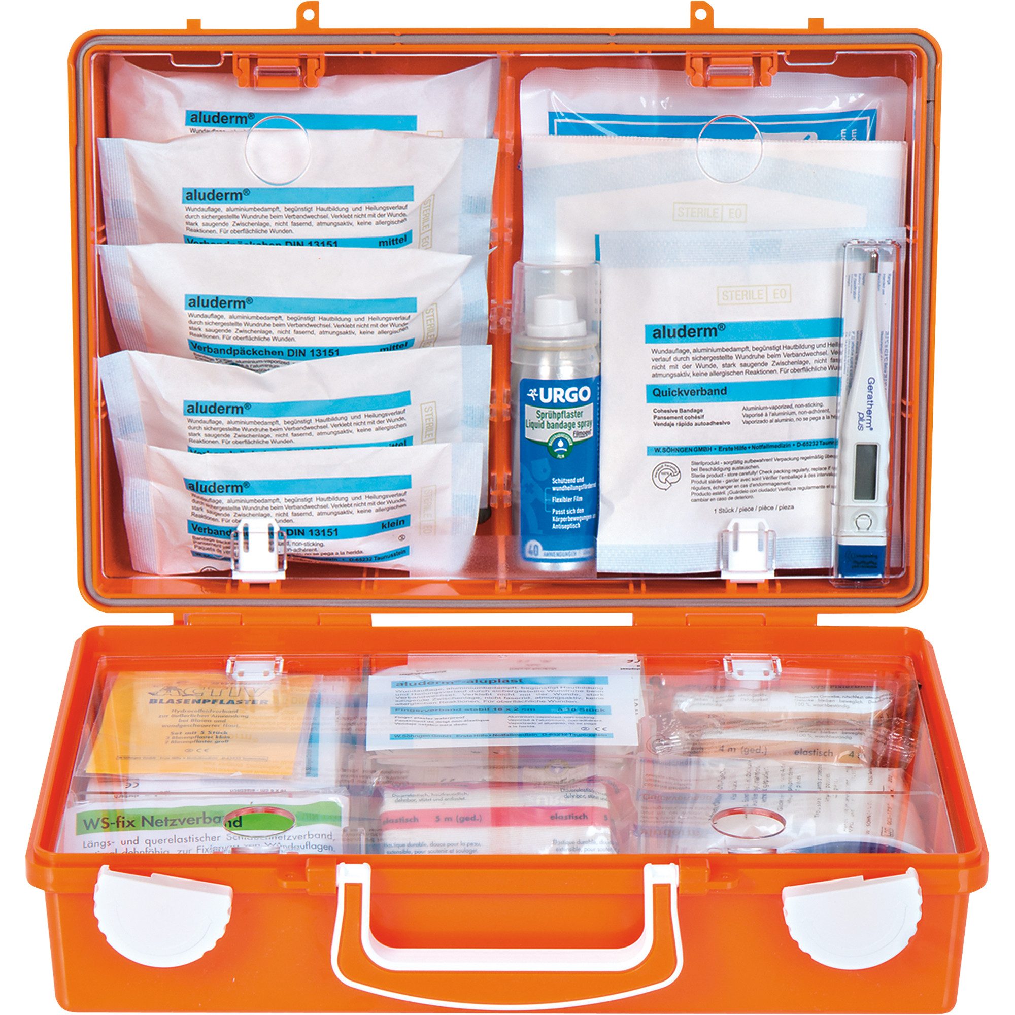 Erste-Hilfe-Set Erste Hilfe Koffer DIREKT 0370045 DIN 13157 orange
