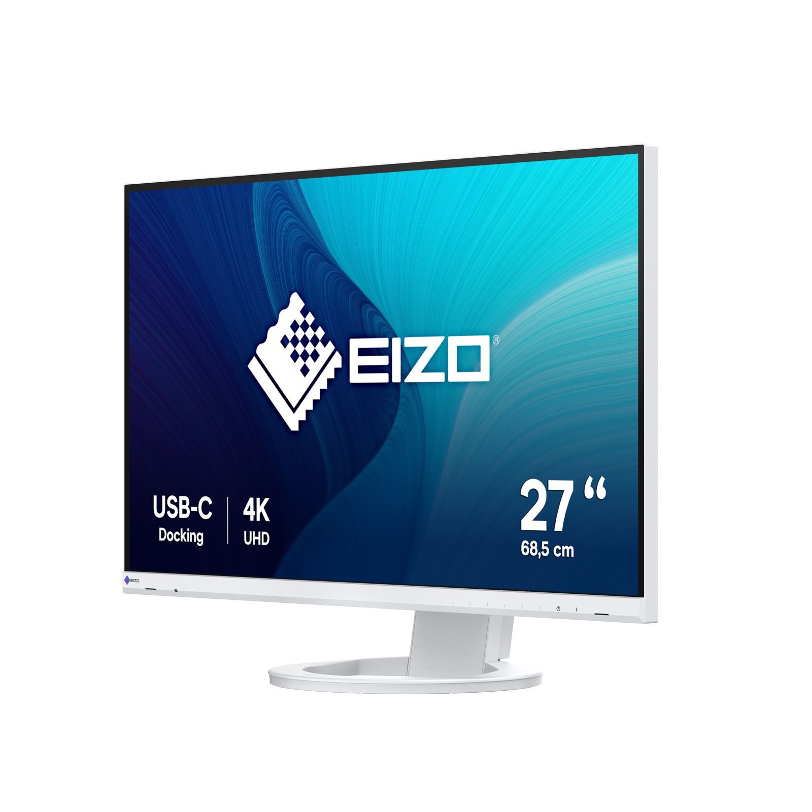 Eizo FlexScan 27 EV2740S-WT LED TFT-Monitor (3840 x 2160 px, 4K Ultra HD, 6 ms Reaktionszeit, 60 Hz, IPS, Lautsprecher, HDCP, Pivot, Höhenverstellbar)