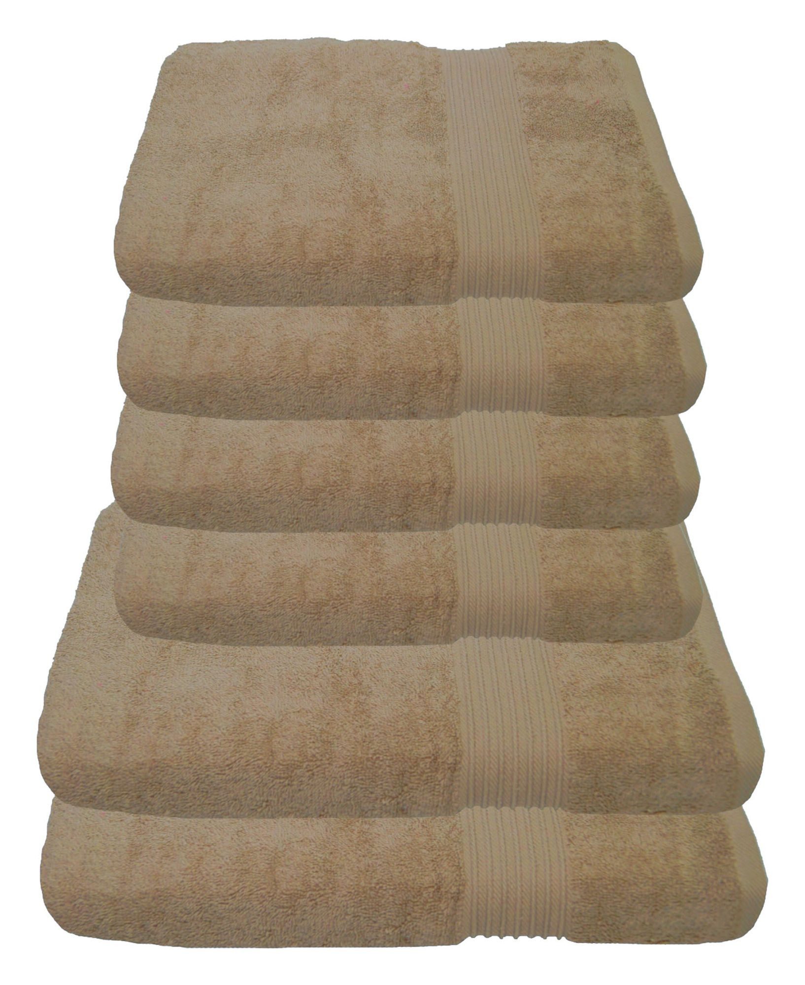 Handtücher 6-Handtücher-Pastell Beige