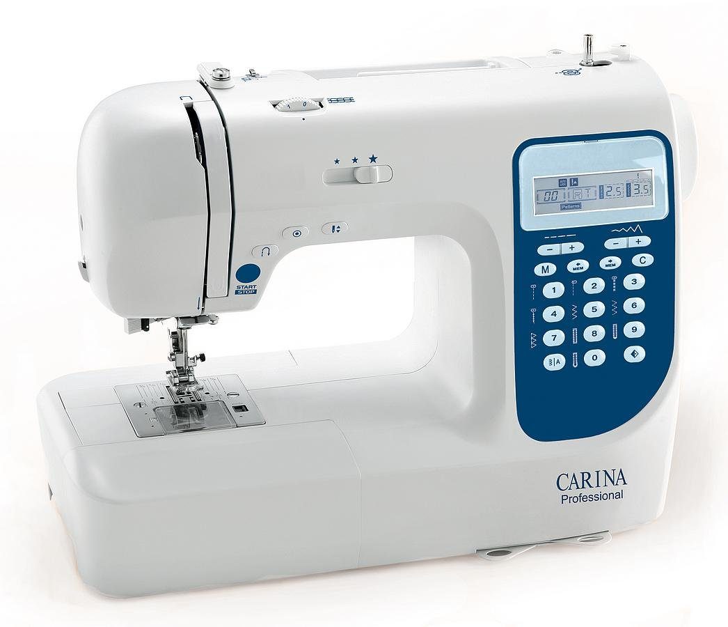 Carina Computer-Nähmaschine PROFESSIONAL, 197 Programme, Einfädelhilfe, Fadenabschneider, Freiarm