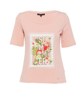 Christian Materne T-Shirt Druckbluse koerpernah mit aufwendiger Applikation