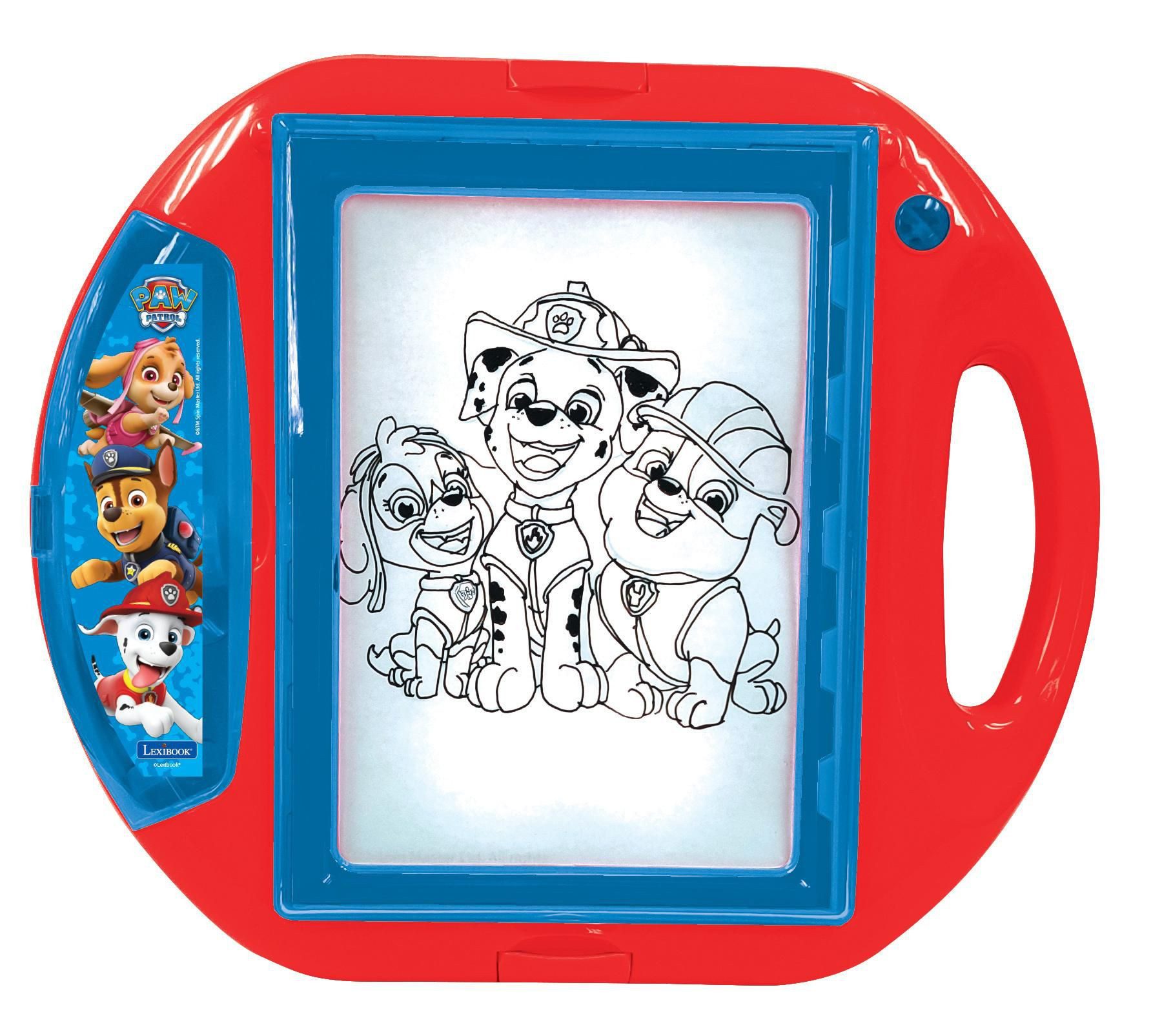 PAW PATROL Malpalette Zeichnungsprojektor – Kreatives Malset mit Schablonen und Stempeln