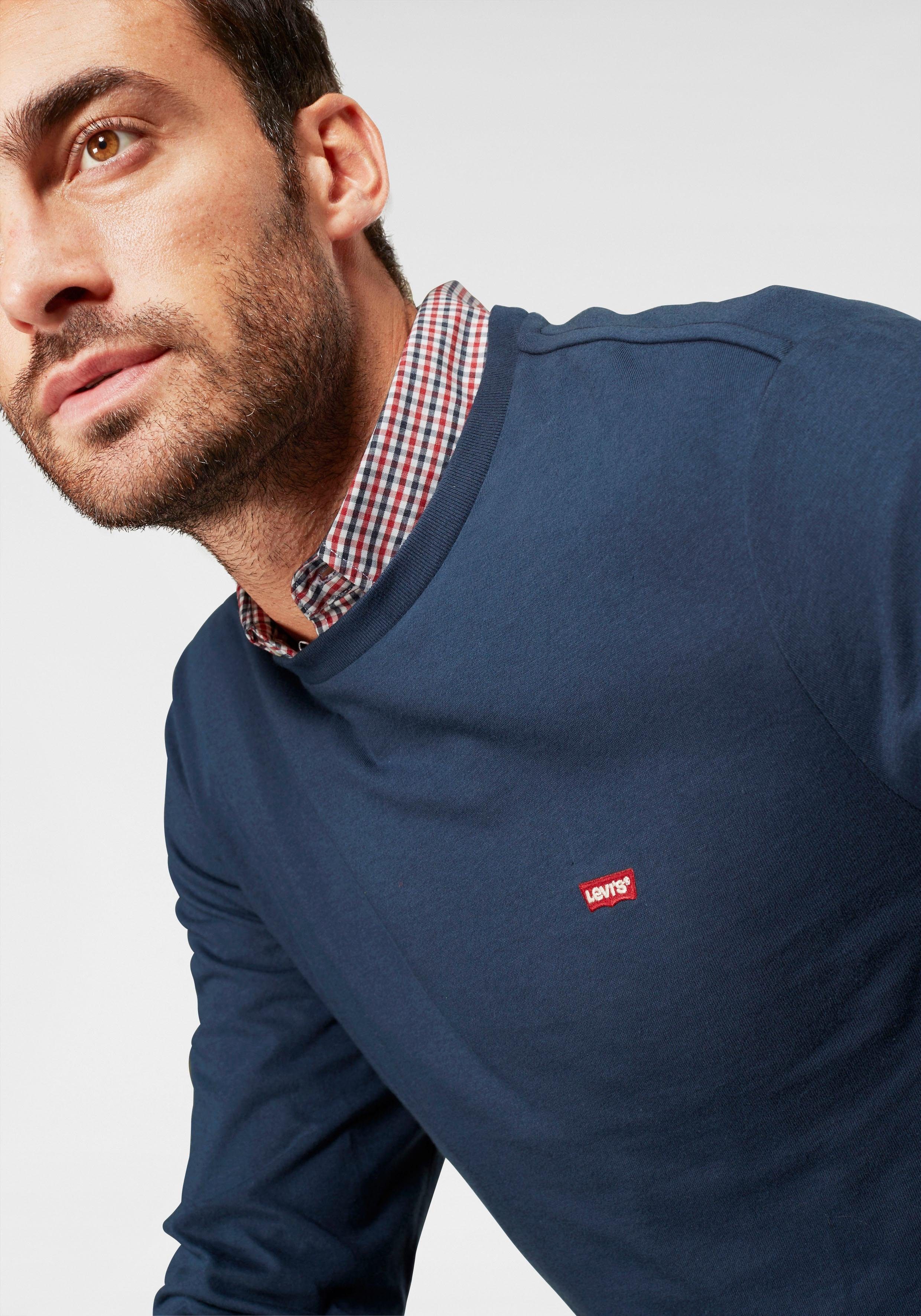 Levi's® Langarmshirt mit Logo-Applikation