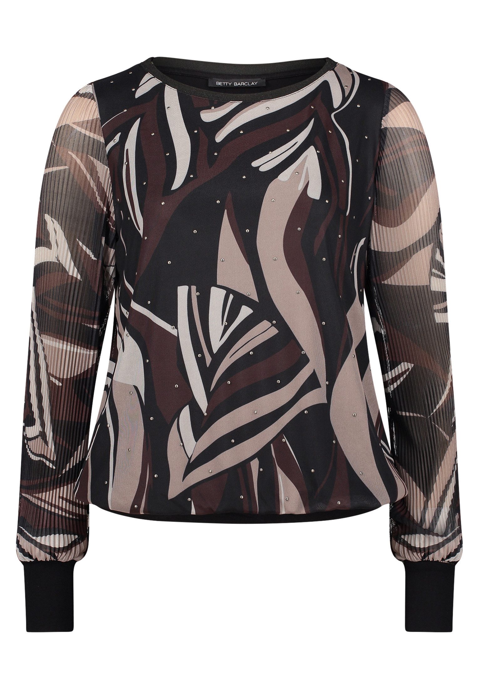 Betty Barclay Kurzarmshirt Damen mit Plissee (1-tlg) günstig online kaufen