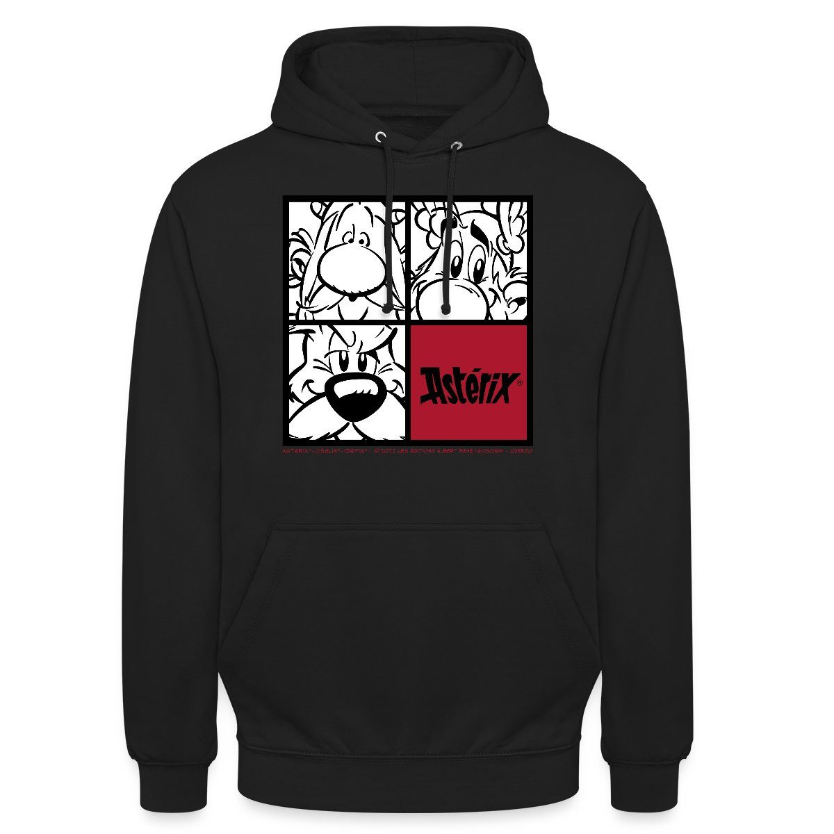 Hoodie Asterix & Obelix & Idefix Porträt Unisex Hoodie