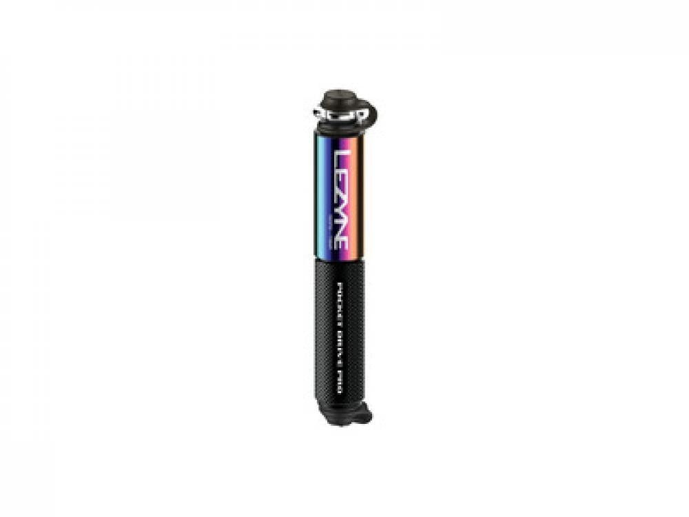Lezyne Fahrradpumpe LEZYNE Minipumpe Pocket Drive PRO neo metallic schwarz