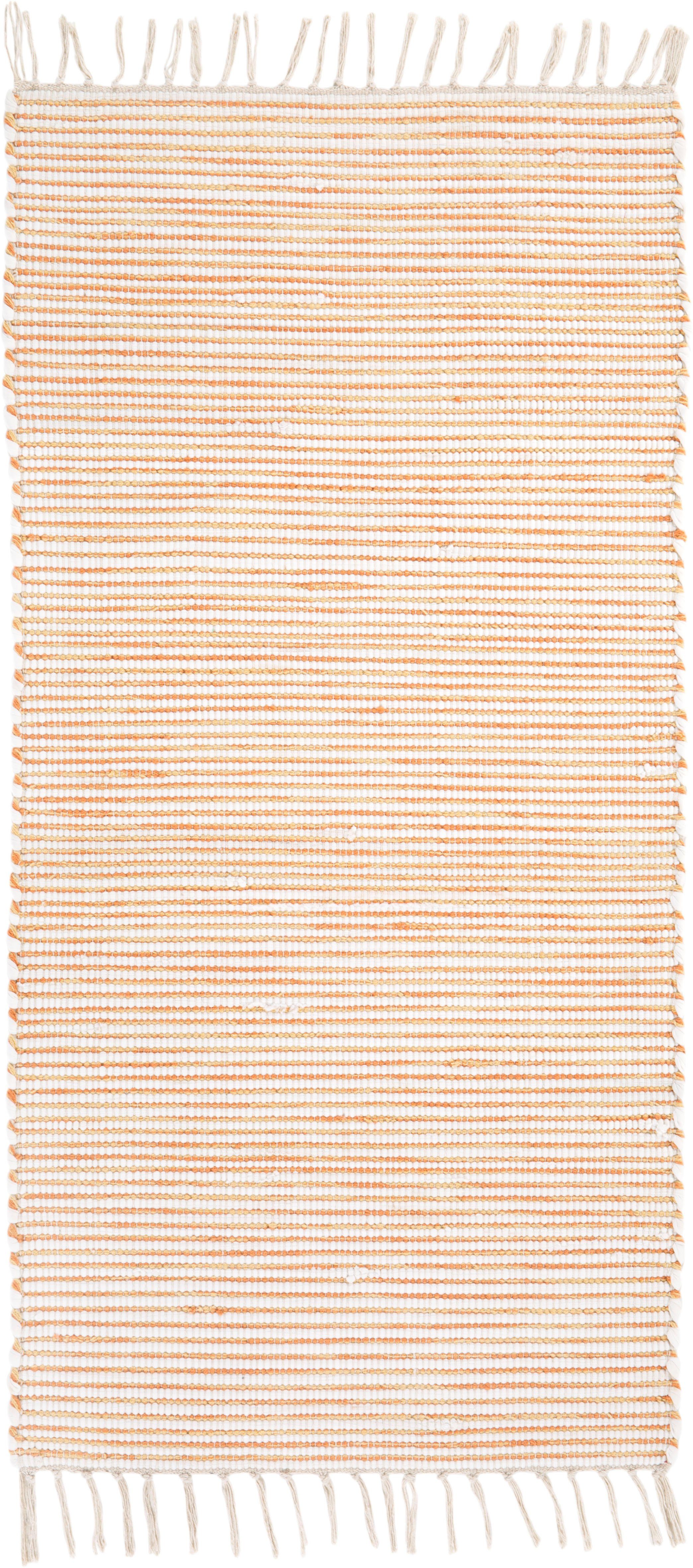 Teppich, mit Milo Höhe: Teppich reine mm, Handweb 5 Flachgewebe, Fransen handgewebt, Andiamo, 1, Baumwolle, rechteckig,