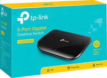 tp-link TL-SG1005D 5-Port Gigabit Desktop Switch Netzwerk-Switch