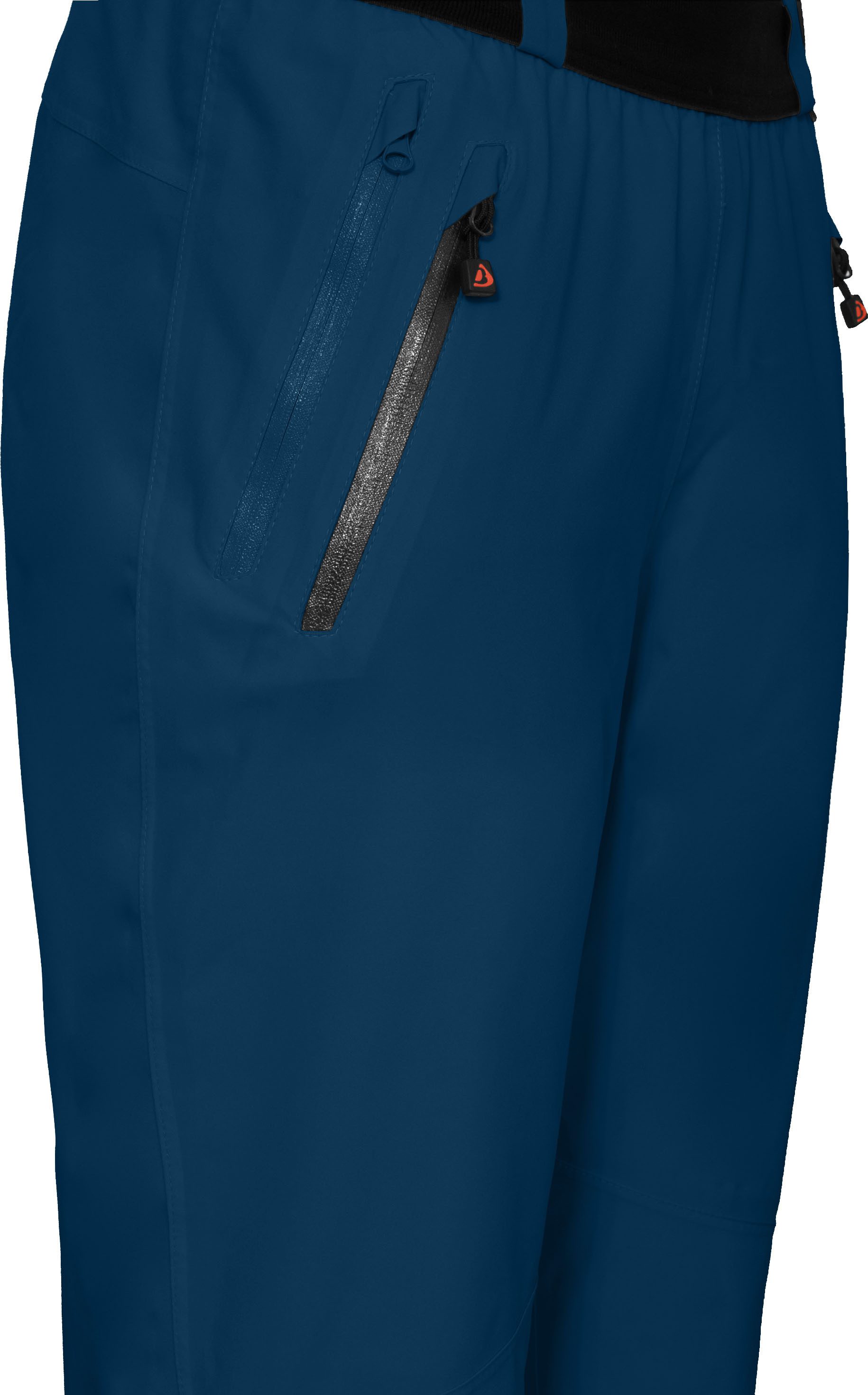 Bergson Regenhose KISSALAMP THERMO Damen (Über) Regenhose, leicht wattiert, 20000 mm Wassersäule, Norma