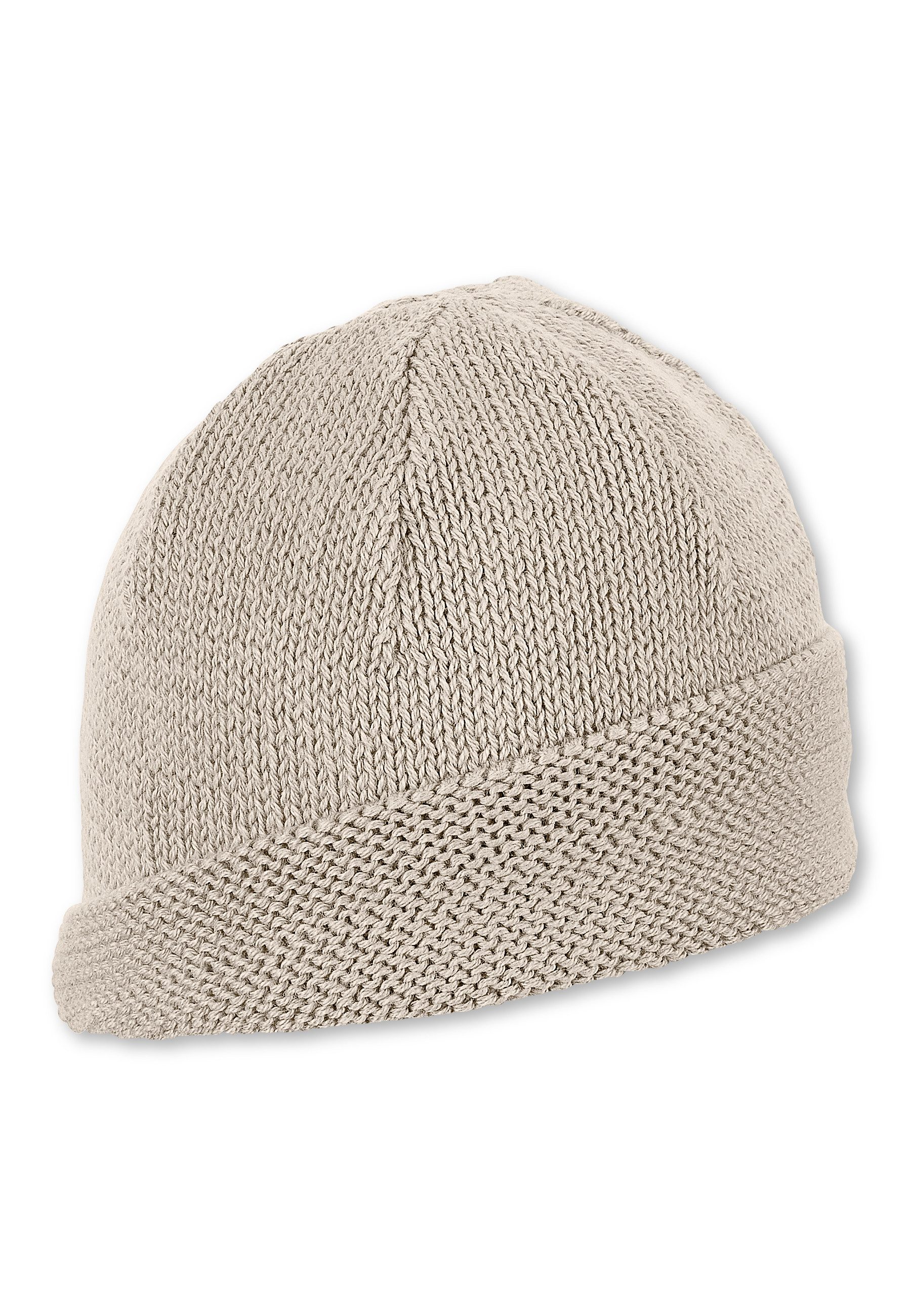 Sterntaler® Strickmütze OCS Strickmütze (1-St) Strick Beanie Kinder aus weicher Baumwolle unifarben – Bild 5 von 5