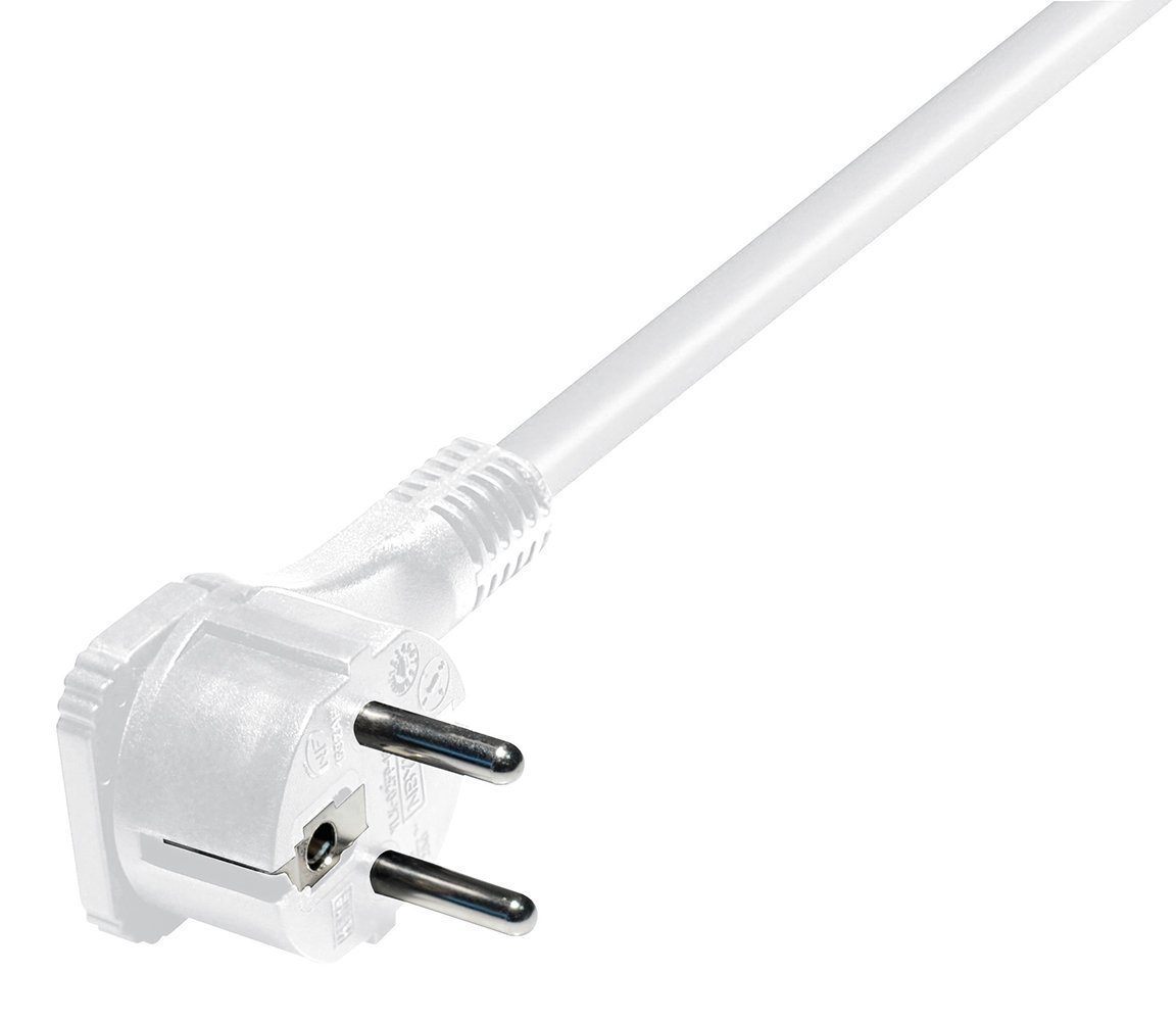 Thumbnail - Maxtrack Steckdosenleiste (Kabellänge 3 m), 5-fach Steckdosenleiste mit flachem Stecker, 2xUSB Ladebuchsen
